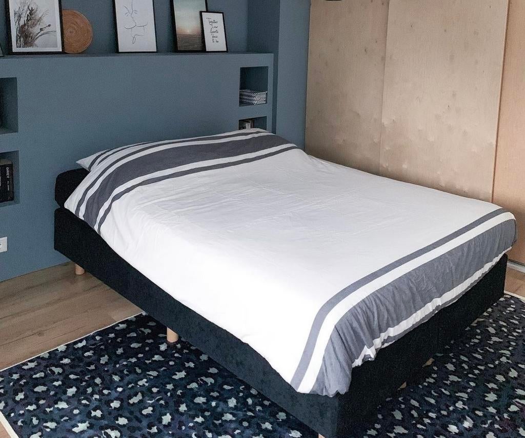 Vloerkleed Essenza Home Bory blauw 180 x 240 cm, Huis en Inrichting, Stoffering | Tapijten en Kleden, Ophalen, Gebruikt, Blauw