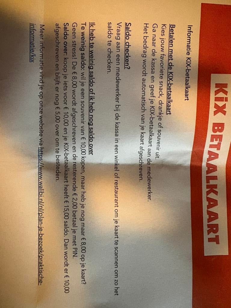 Walibi Tickets, Tickets en Kaartjes, Twee personen, Ticket of Toegangskaart