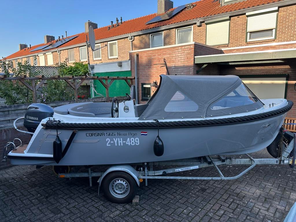 Corsiva 565 New Age met 60pk Yamaha, Ophalen, Zo goed als nieuw, Snelvarend, 3 tot 6 meter