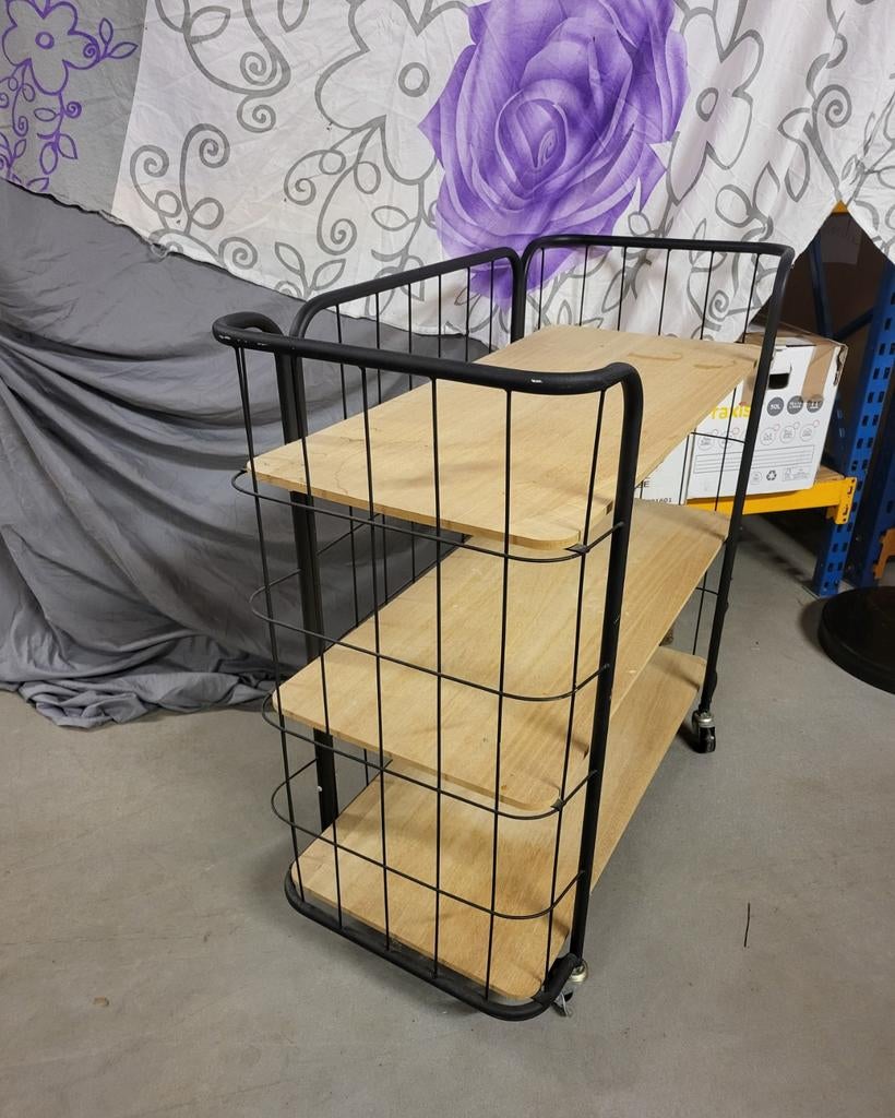 Bakkers kast wieltjes, Ophalen of Verzenden, Gebruikt, Steekwagen