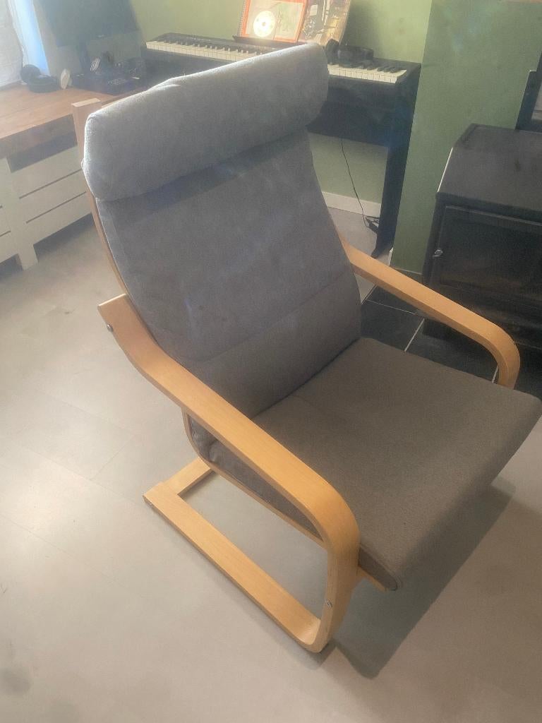 POANG Stoel, Huis en Inrichting, Ophalen, Minder dan 50 cm, Gebruikt, 75 tot 100 cm