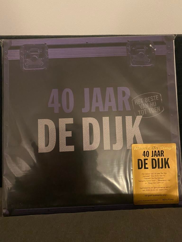 De Dijk 40 jaar paars gelimiteerd 3000 stuks vinyl, Ophalen, Zo goed als nieuw, Overige formaten, Levenslied of Smartlap