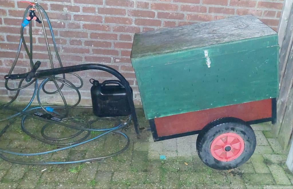 Kar, 100 liter of meer, Ophalen, Transportkar