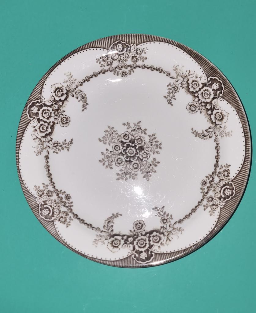 Fraai bordje van Rörstrand ulrika brown, Gebruikt, Verzenden, Bord(en), Overige stijlen