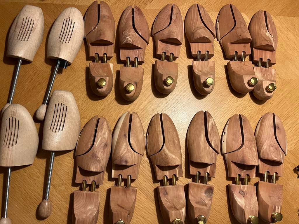 Cederhouten Schoenspanners & Schoenklemmen - Maat 46/47 & 46, Ophalen of Verzenden, Zo goed als nieuw, Bruin, Overige typen