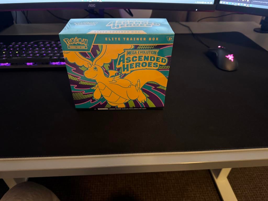 Ascended heroes etb, Ophalen of Verzenden, Zo goed als nieuw