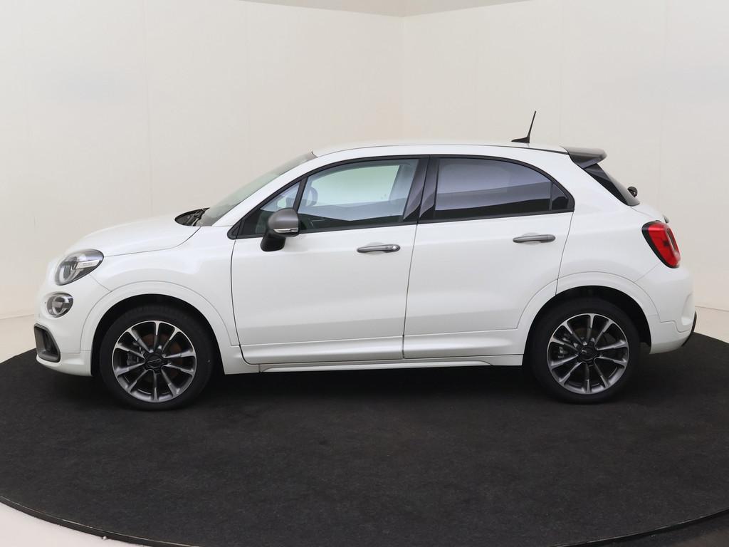 Fiat 500 X 1.5 Hybrid Sport |Dodehoeksensor|Carplay|Camera|A, Auto's, Fiat, 1380 kg, Gebruikt, 4 cilinders, Wit