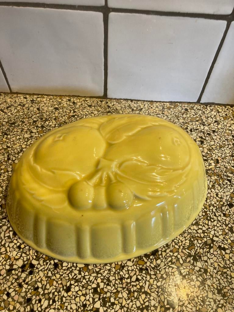 Puddingvorm geel, Antiek en Kunst, Ophalen of Verzenden