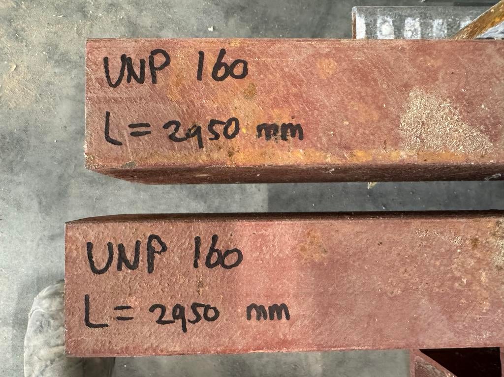 Diverse stalen balken en profielen - UNP, HEA, L-profiel, Ophalen, Gebruikt, IJzer