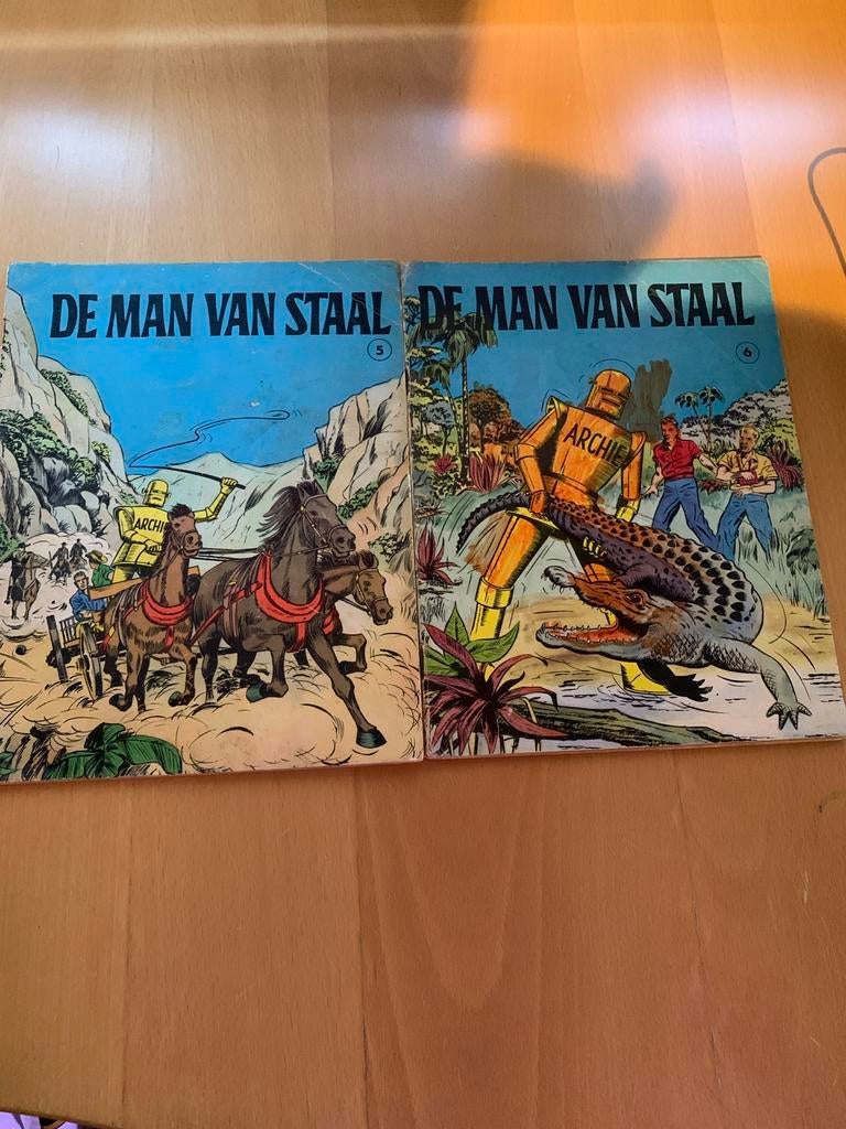 De Man van Staal - deel 5 en 6, Meerdere stripboeken, Ophalen of Verzenden, Gelezen