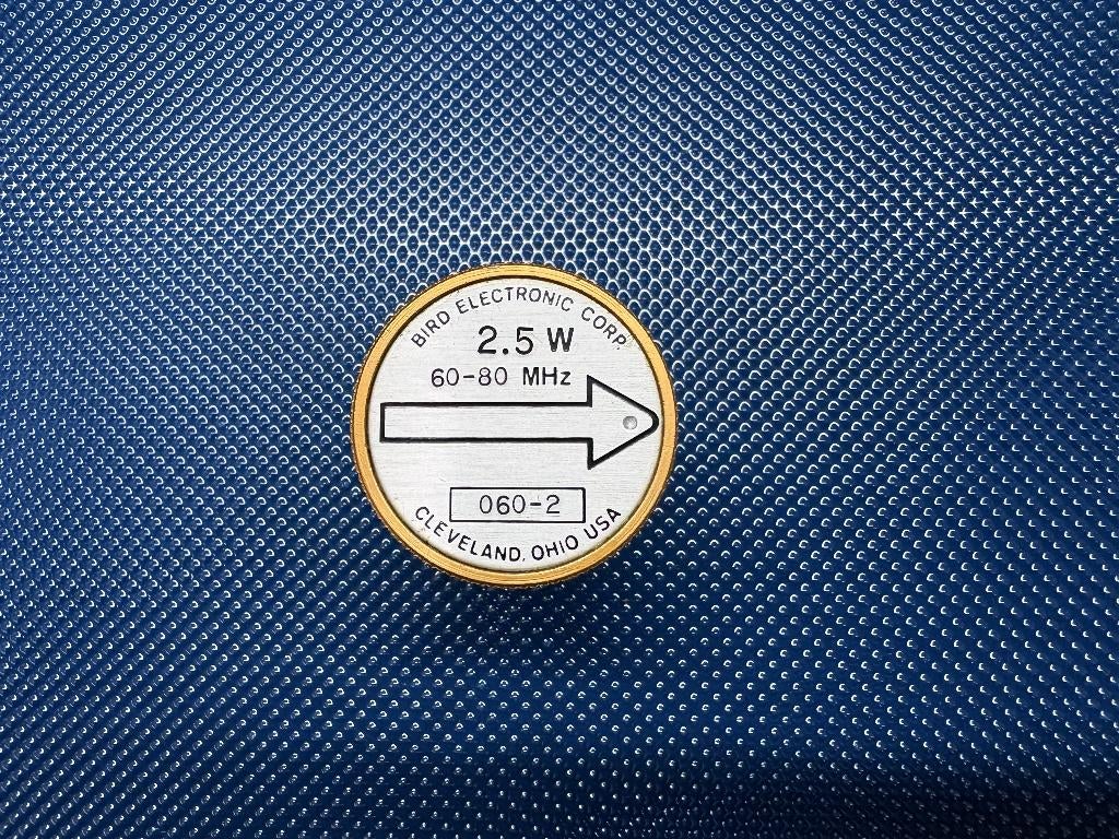 Bird 43 meetkopje 2,5 w 60-80 Mhz 060-2, Telecommunicatie, Ophalen of Verzenden, Gebruikt