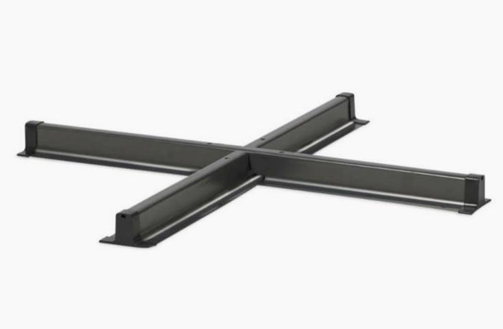 Platinum Parasolvoet Zweefparasol kruisvoet Antraciet, Tuin en Terras, Parasols, Ophalen of Verzenden, Nieuw, Minder dan 1 meter