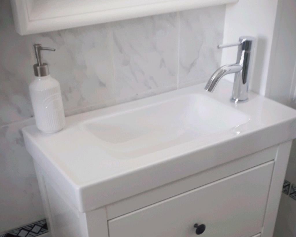 Wastafel/wasbak Ikea Smal!!!, Doe-het-zelf en Verbouw, Ophalen, Gebruikt, Wastafel