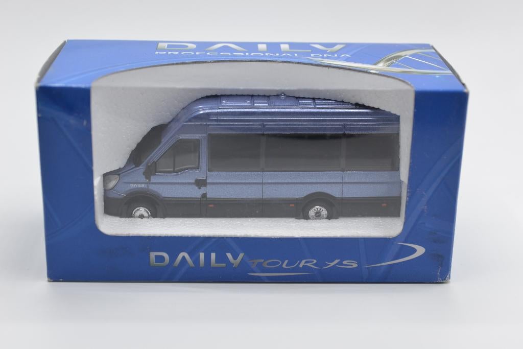 Ros Italy Iveco Daily tours DNA 1:43 blauw en oranje, Overige merken, -, Nieuw, Ophalen of Verzenden