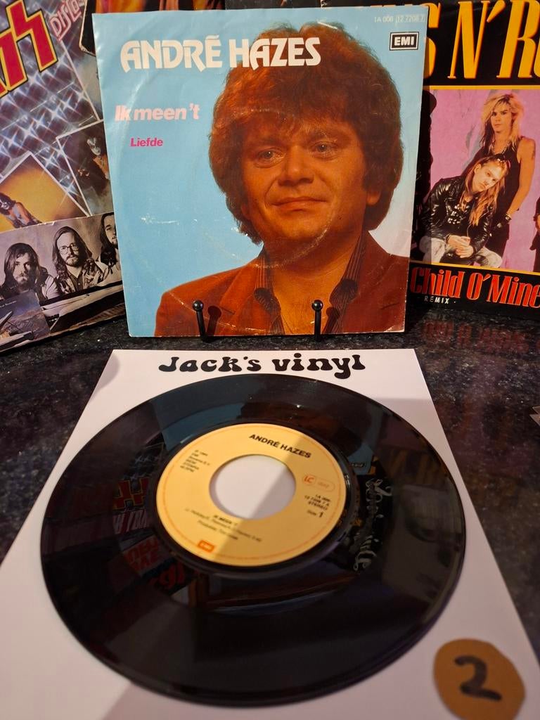 André Hazes - Ik meen't / Liefde (Single) 1985/2, Cd's en Dvd's, Vinyl | Nederlandstalig, Ophalen of Verzenden, Gebruikt, Overige formaten