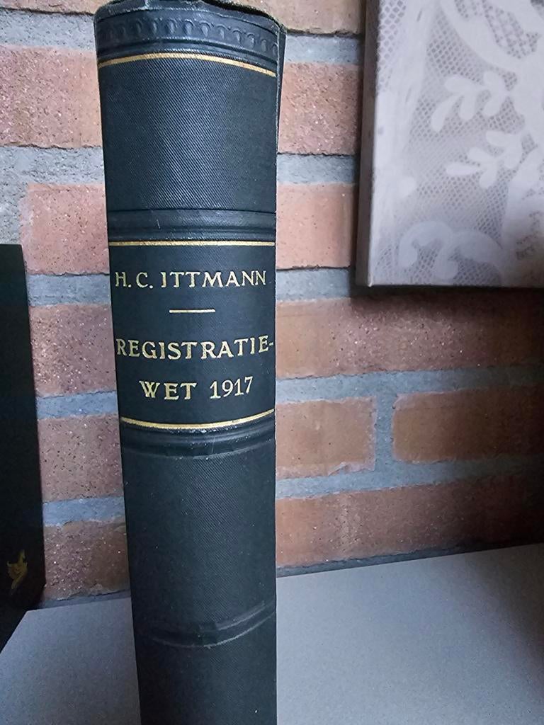 Registratie WET 1917 van H.C. Ittmann, Ophalen of Verzenden