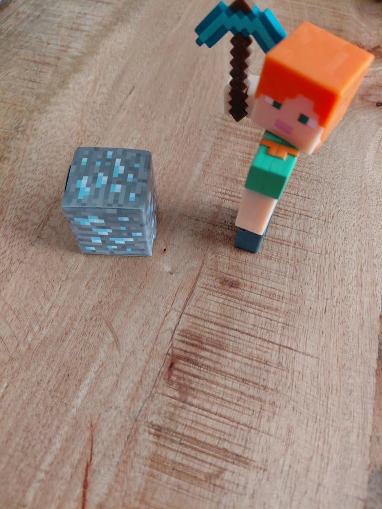 Minecraft action figure, Ophalen