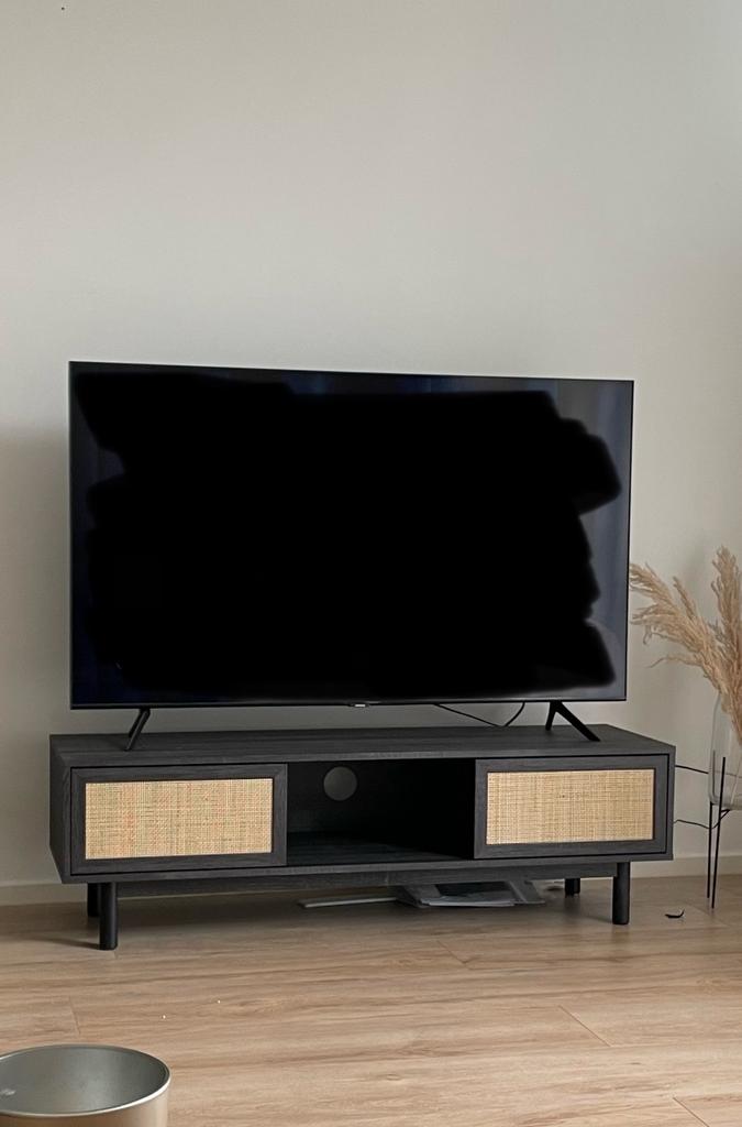 Tv-Meubel Made met rotan zwart, Ophalen, Overige materialen, 100 tot 150 cm, Bohemian