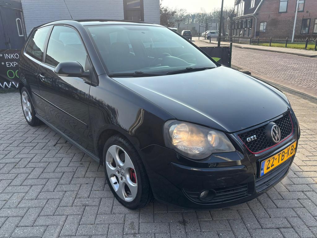 Volkswagen Polo 1.8 GTI |nette auto | lange apk | airco, 4 cilinders, 150 pk, 610 kg, Zwart