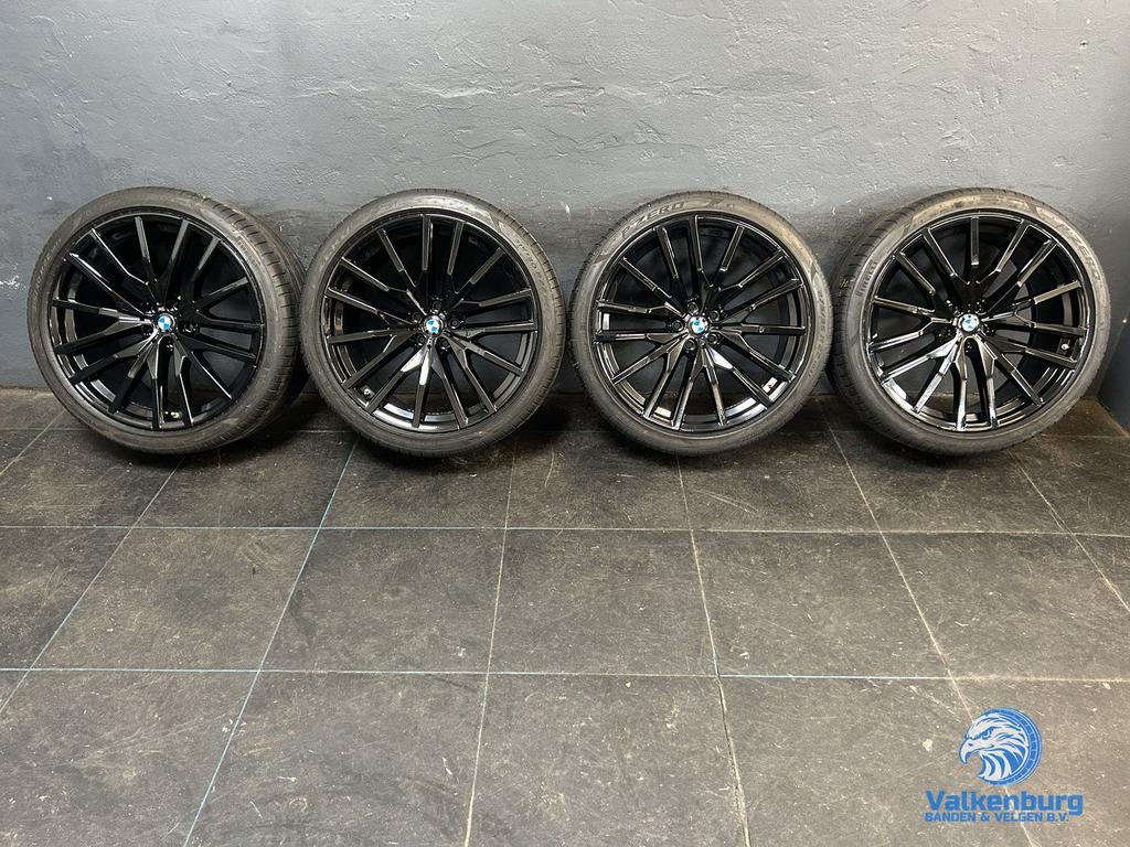 6-7mm! Originele BMW X5 X6 G05 G06 Style 742M 22 inch zwart, Gebruikt, -, 275 mm, -