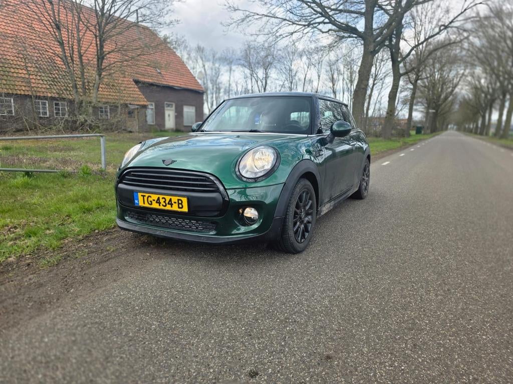 Schadeauto Mini 1.2 ONE AUT 2015 Groen, Auto's, Mini, Particulier, One, ABS, Airbags, Airconditioning, Bluetooth, Boordcomputer