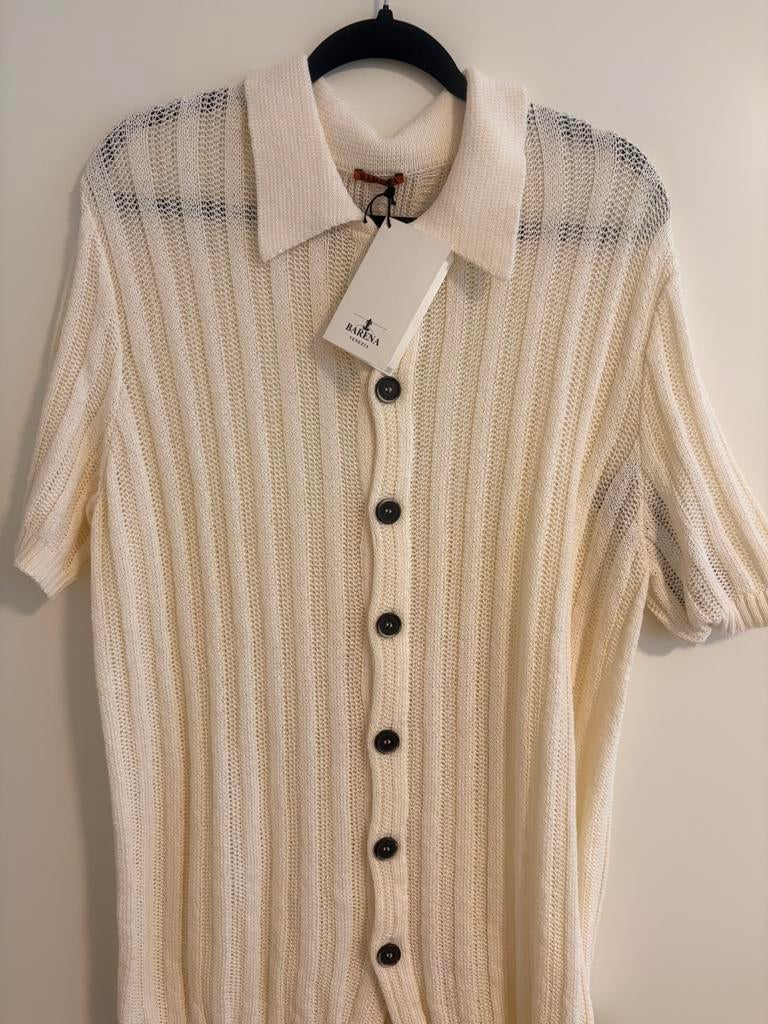 Barena Venezia - Knitwear Shirt Elio Maris - Large - New, Verzenden, Nieuw, Beige, Halswijdte 41/42 (L)