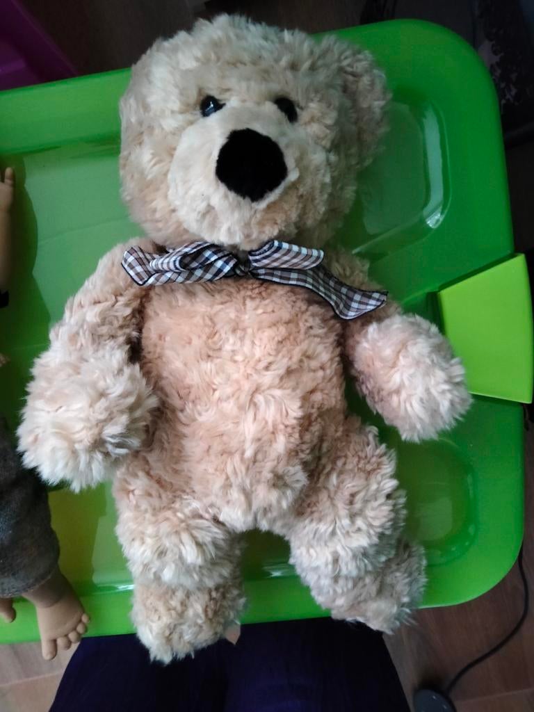 TEAB Kwaliteit beer ZGAN, Verzamelen, Beren en Cherished Teddies, Ophalen of Verzenden, Zo goed als nieuw, Stoffen beer, Overige merken