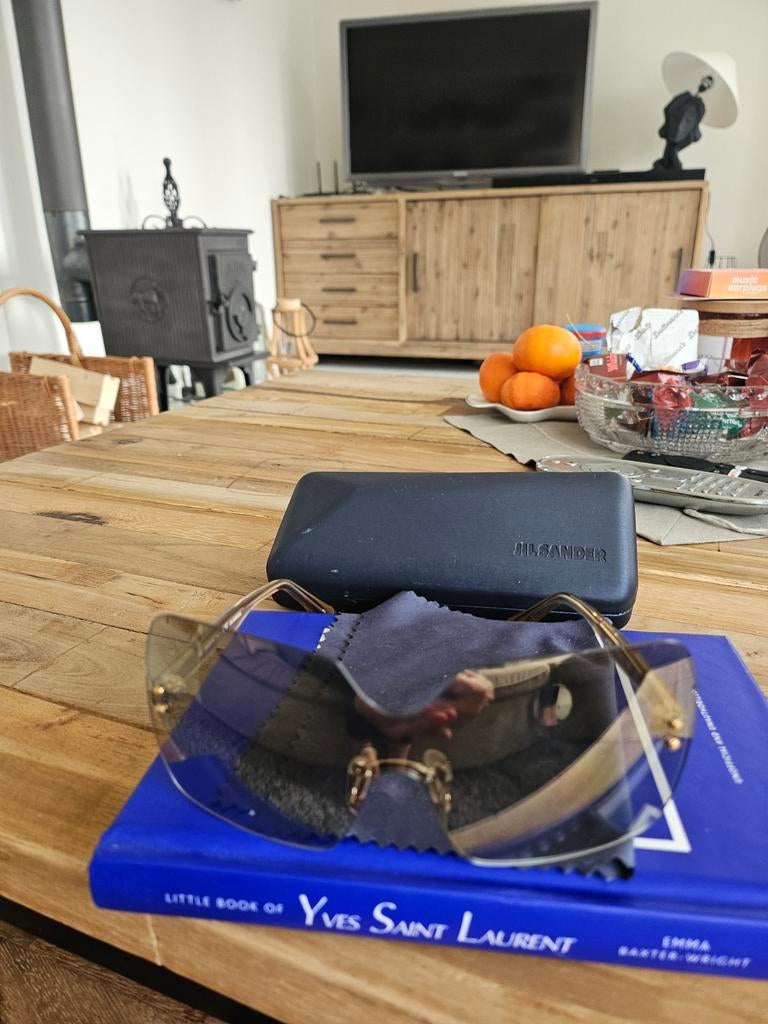 Jil Sander zonnebril - Nooit gedragen, inclusief etui, Overige merken, Zonnebril, Bruin, Nieuw