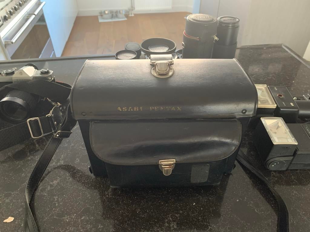 Asahi Pentax SP 1000 met toebehoren, Ophalen, Gebruikt, Spiegelreflex, Pentax