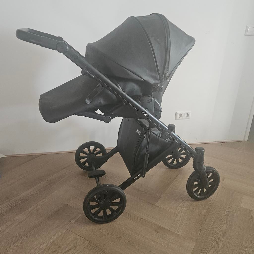 Anex 2-delige kinderwagen - Compleet en stijlvol, Kinderen en Baby's, Kinderwagens en Combinaties, Gebruikt, Combiwagen, Verstelbare duwstang