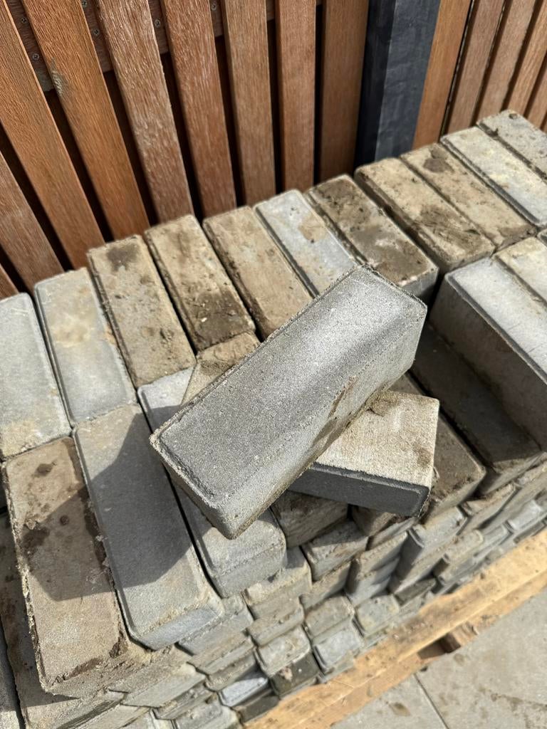 Dikformaat betonklinkers voor oprit - Kwaliteitsklasse A, Ophalen, Gebruikt, Klinkers, 10 m² of meer
