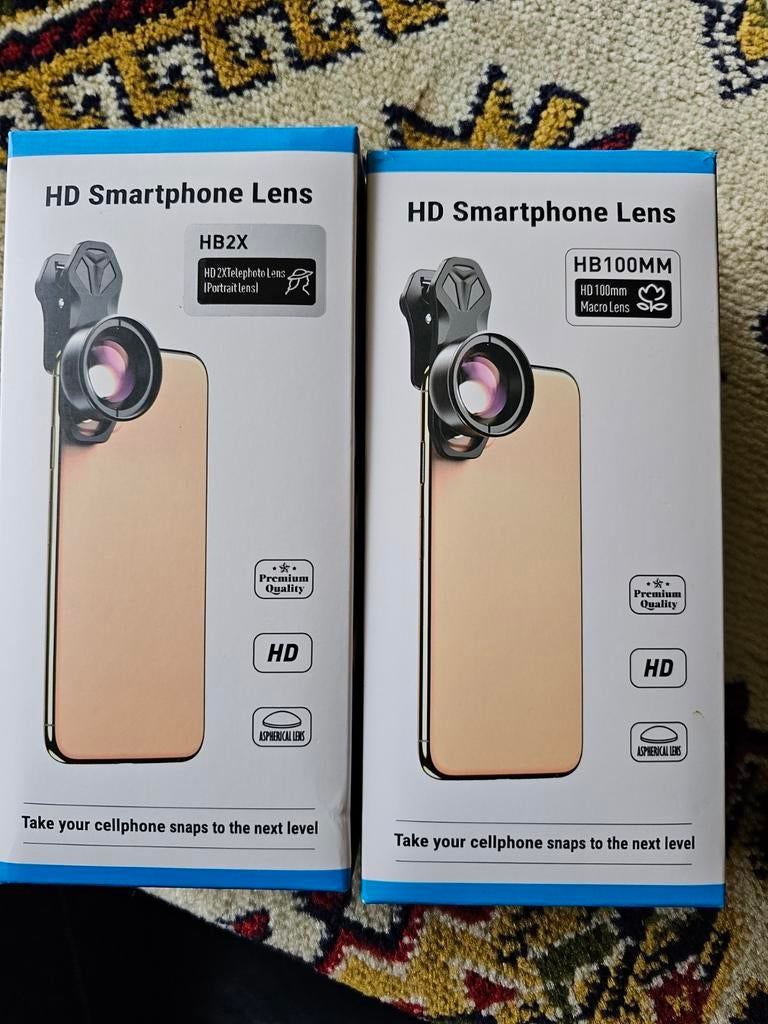 HD Smartphone Lenzen Set: Telelens & Macrolens voor Mobiel, Audio, Tv en Foto, Fotografie | Lenzen en Objectieven, Ophalen of Verzenden