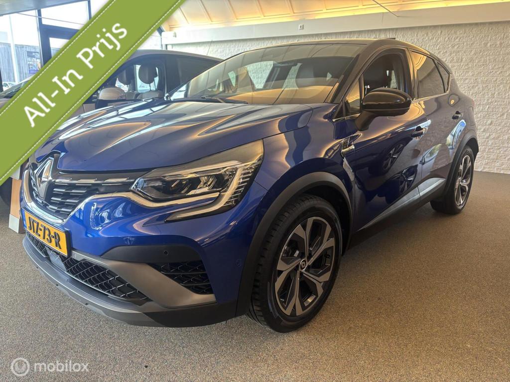 Renault Captur 1.6 E-Tech Plug-in Hybrid 160 RS Line, Auto's, Renault, 12 maanden, 4 cilinders, Blauw, Bedrijf