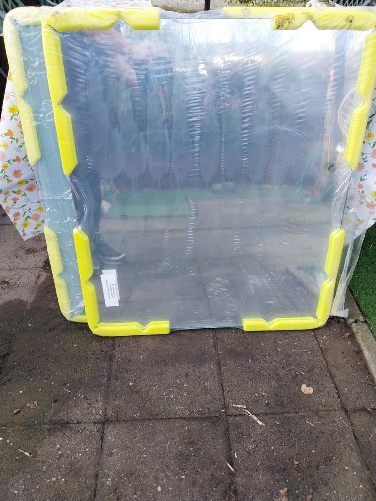 Nieuw spiegel rechthoek 70x60 afgeronde hoeken, Ophalen, Minder dan 50 cm, Nieuw, Minder dan 100 cm
