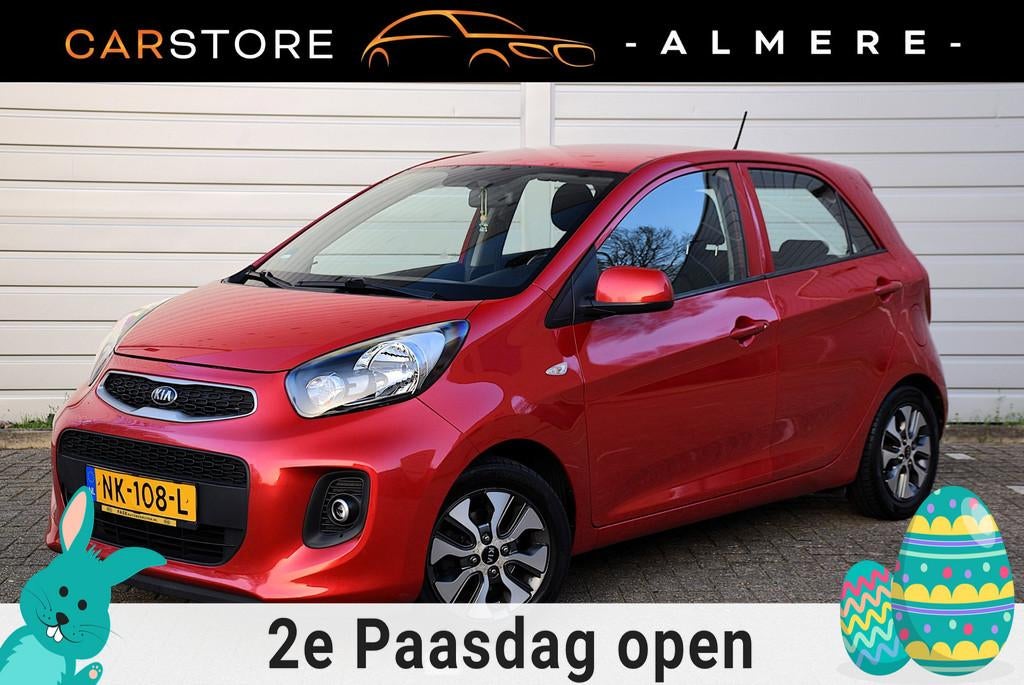 Kia Picanto 1.0 CVVT EconomyPlusLine*2e eigenaar*89Dkm*5drs*, Voorwielaandrijving, Stof, Gebruikt, Euro 6