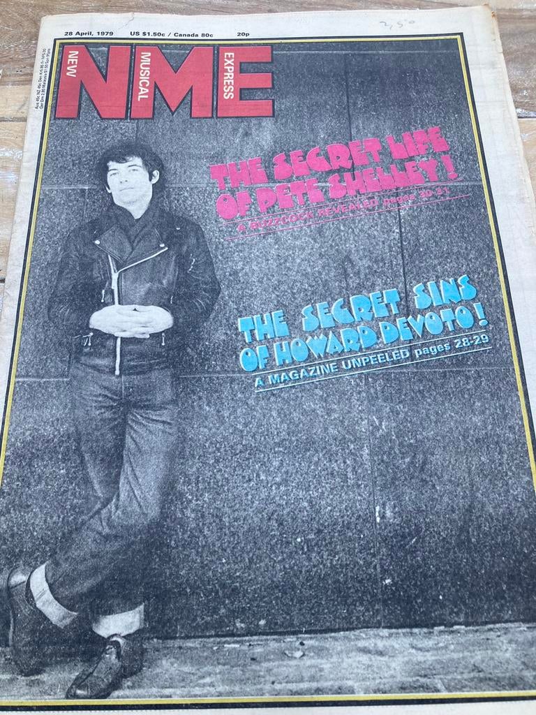 NME 1979 POLICE Gregory Isaacs DEVOTO Max Webster BUZZCOCKS, Ophalen of Verzenden, Muziek, Film of Tv
