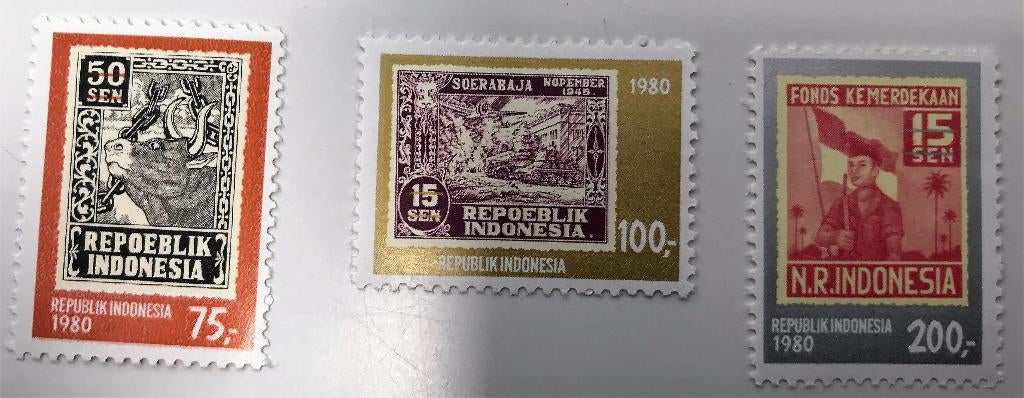 Indonesië 1980 Independence, 35th Anniversary (024), Ophalen of Verzenden, Postfris, Zuidoost-Azië