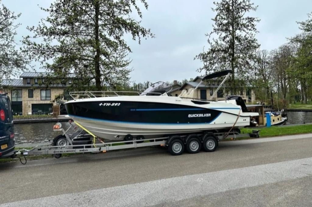 Quicksilver 805 Open Mercury 200pk 6-vaaruren! 2025, Watersport en Boten, Ophalen, 70 pk of meer, 3 tot 6 meter, Buitenboordmotor