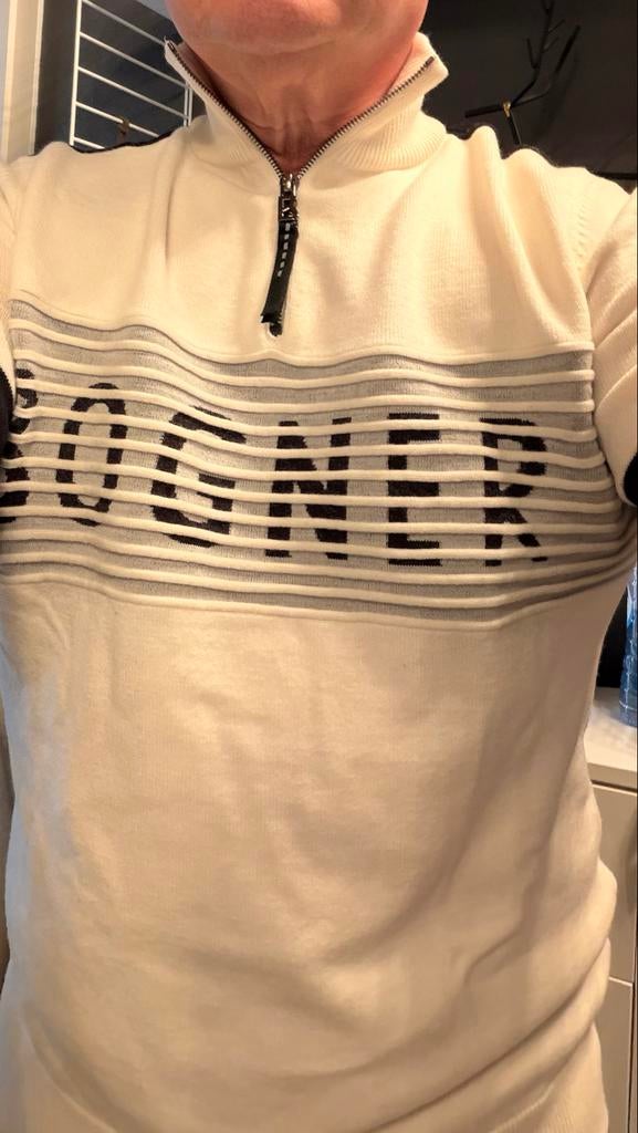 Bogner sport ski pully / trui met rits, wit, Ophalen of Verzenden, Gedragen, Maat 52/54 (L), Wit