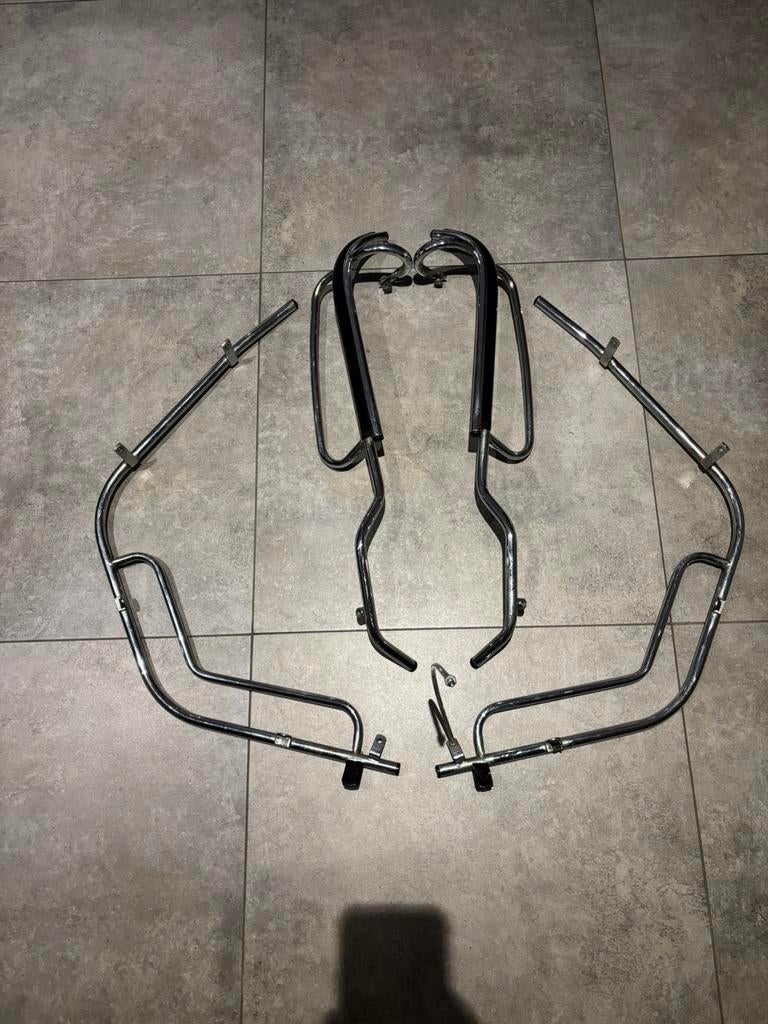 Piaggio skipper valbeugels - Compleet - Zeldzaam chrome, Ophalen of Verzenden