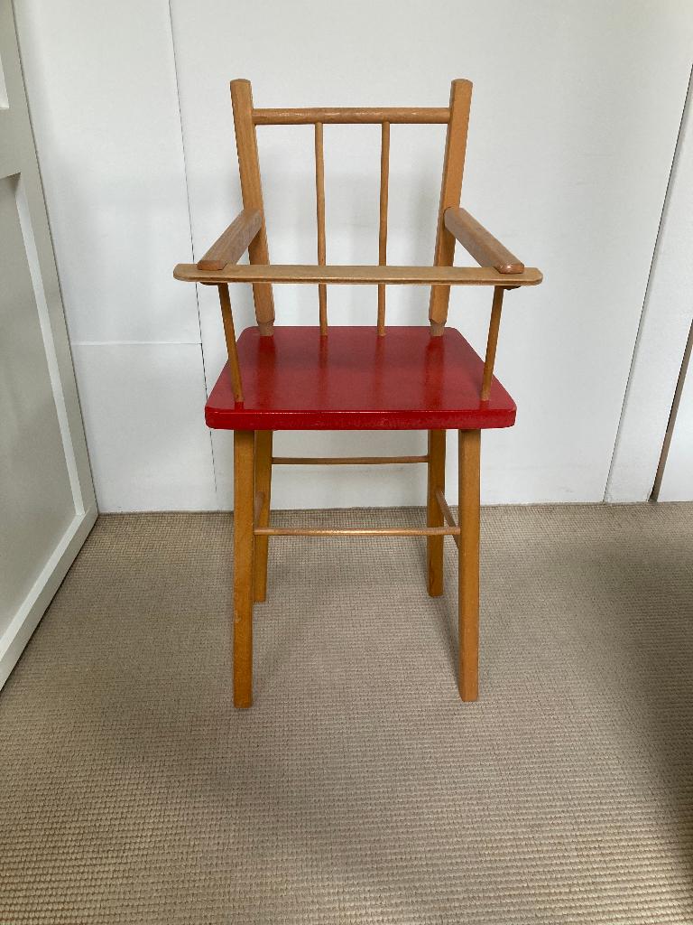 Poppenkinderstoel, Kinderen en Baby's, Speelgoed | Poppen, Ophalen, Zo goed als nieuw, Overige typen