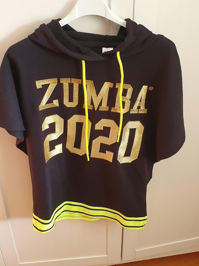 Zumba  Wear crop top hoodie, Kleding | Dames, Sportkleding, Ophalen of Verzenden, Zo goed als nieuw, Zwart