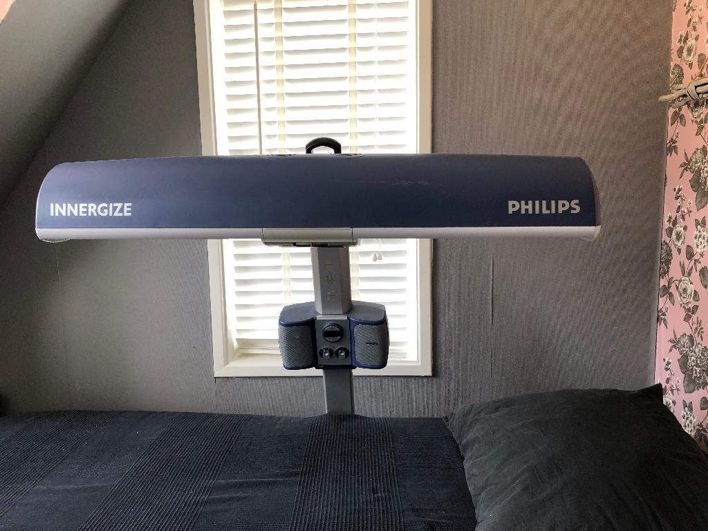 Philips Innergize zonnebank zonnehemel met infrarood, Ophalen, Gebruikt, Zonnebank enkelzijdig, Minder dan 10 lampen