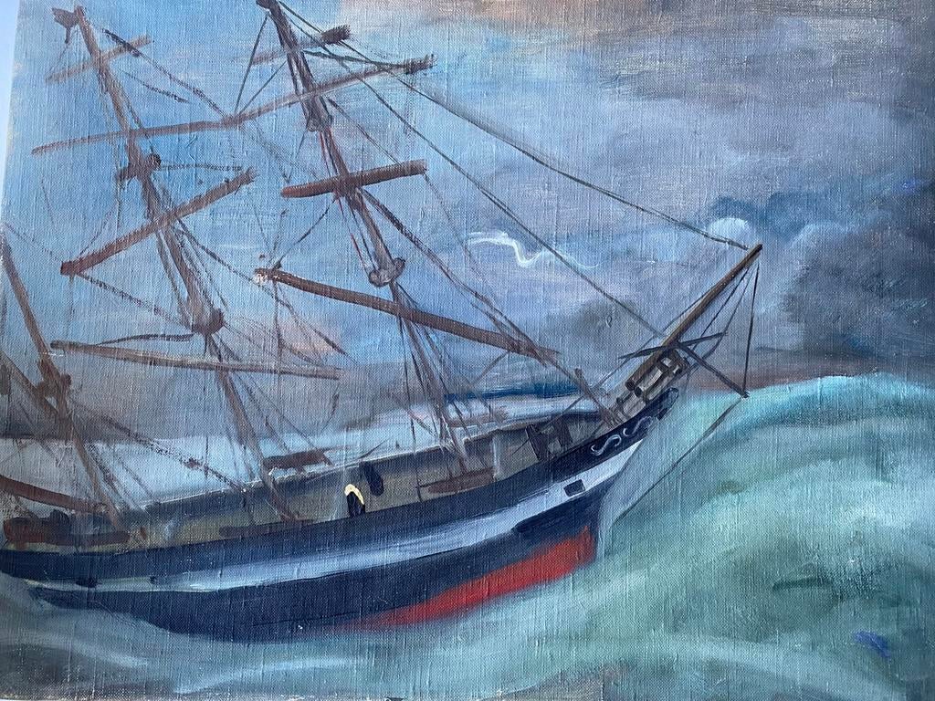 Schip in volle zee, Ophalen of Verzenden, Zo goed als nieuw