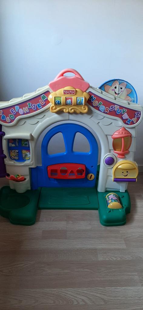 Fisher price leer & speelhuisje, Ophalen, Gebruikt, Speelset