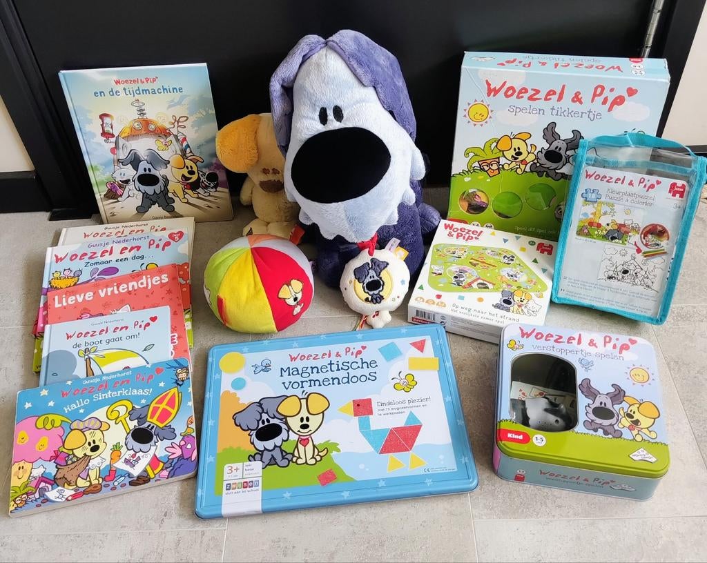 Woezel & Pip speelgoed en boeken, knuffels., Ophalen of Verzenden, Overige typen