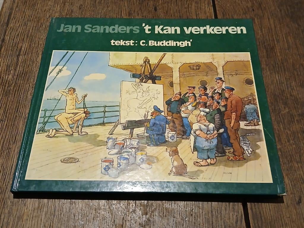T'KAN VERKEREN, ALS NIEUW, JAN SANDERS, ILLUSTRATOR..., JAN SANDERS, Overige typen, Ophalen of Verzenden, Zo goed als nieuw