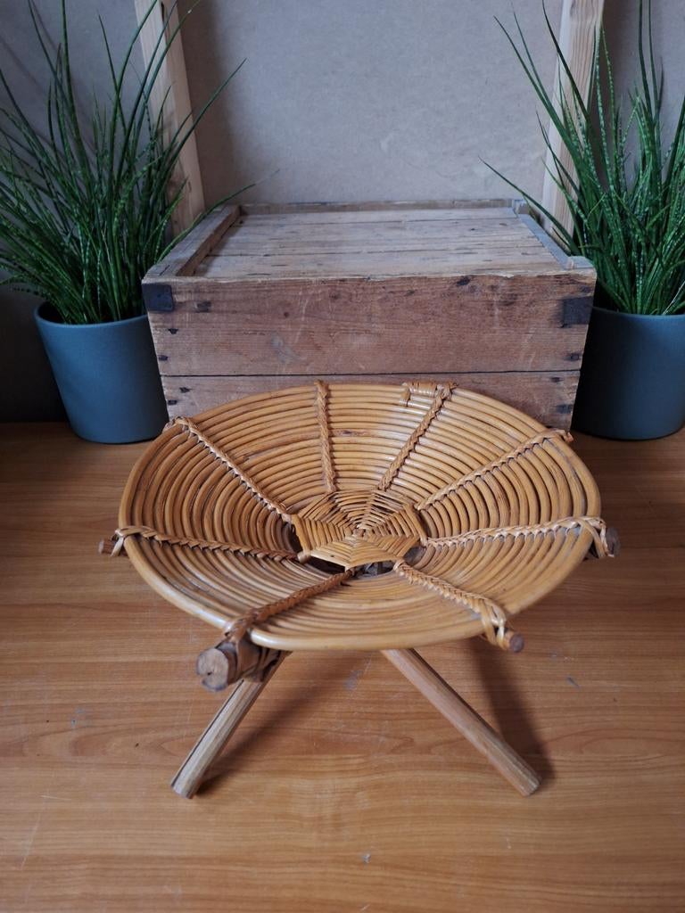 Prachtige rotan fruitschaal, Antiek en Kunst, Ophalen