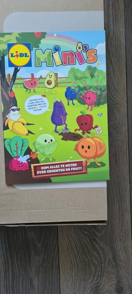 Lidl mini's  groenten en fruit Doeboek ( nieuw), Lidl, Ophalen of Verzenden