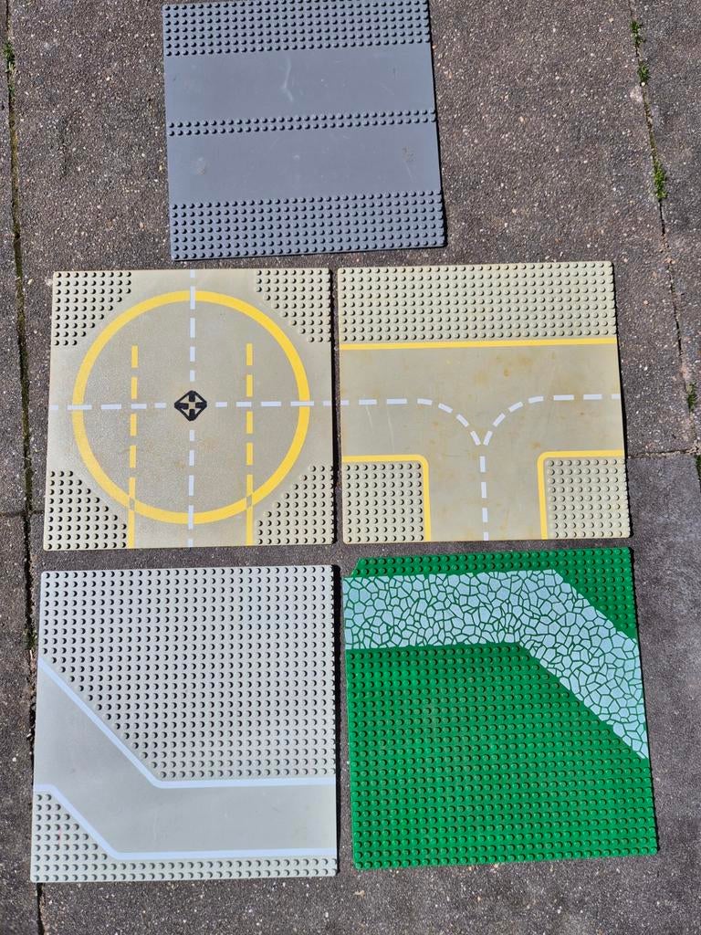 5 lego wegplaten wegenplaten maanplaten spaceplaten 32x32, Lego, Ophalen of Verzenden, Meerdere sets, Grondplaat